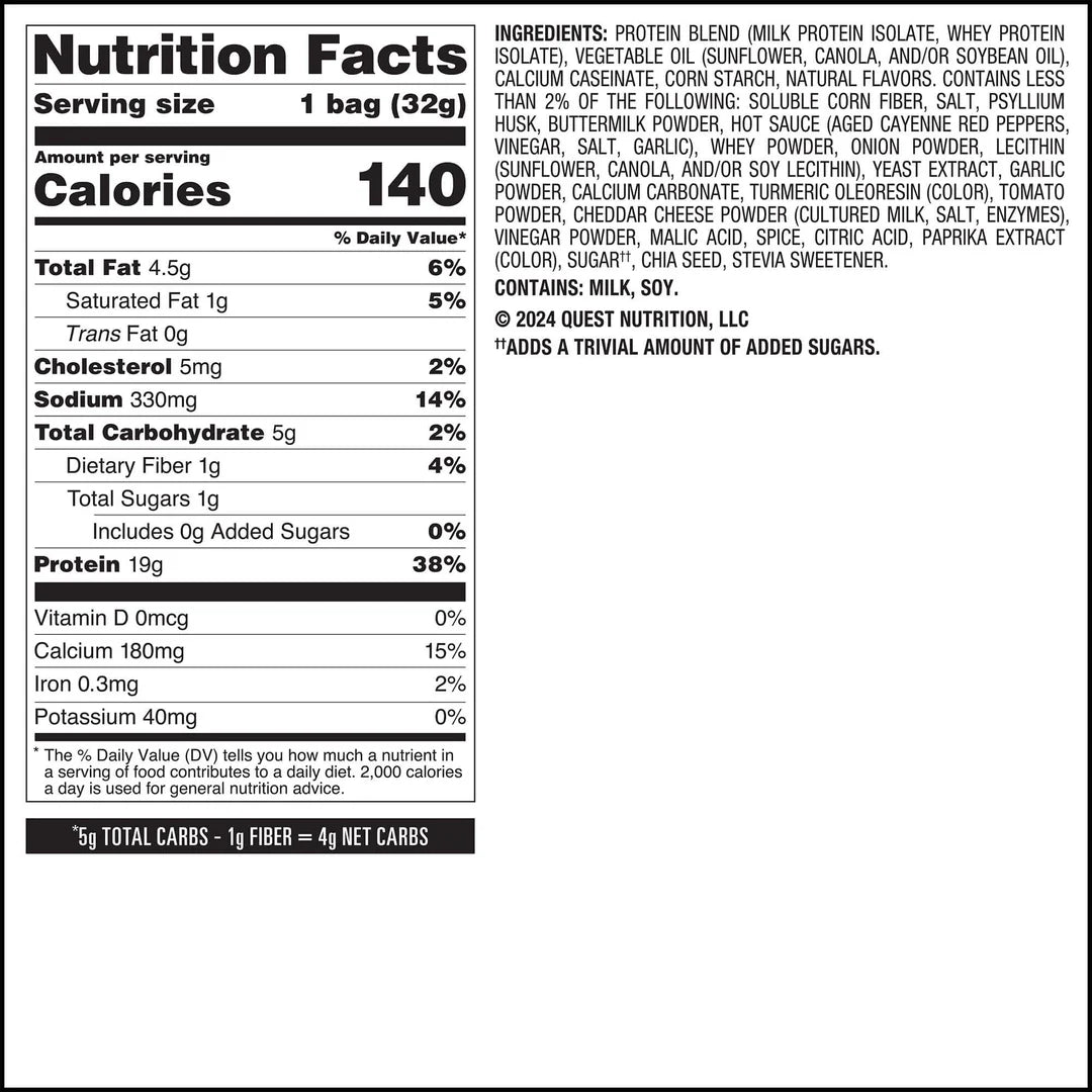 Quest Nutrition - Tortilla Style Protein Chips - Box 8