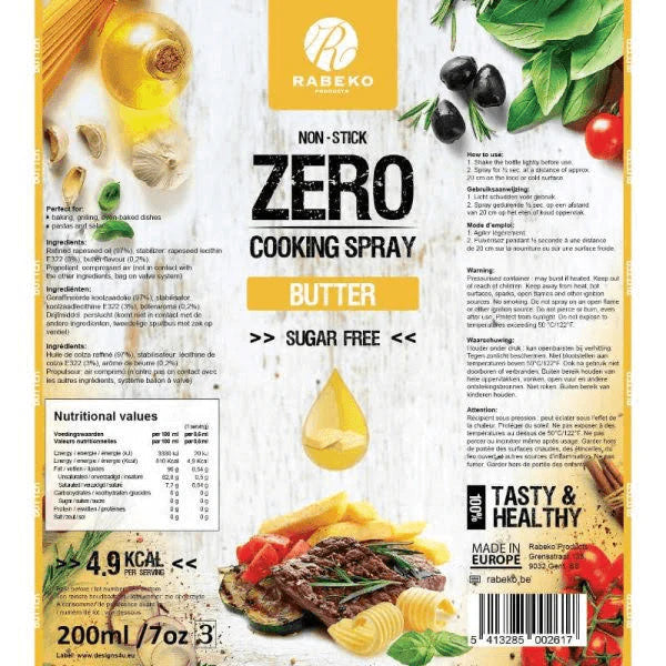 Rabeko - Zero Cooking Spray - 200ml