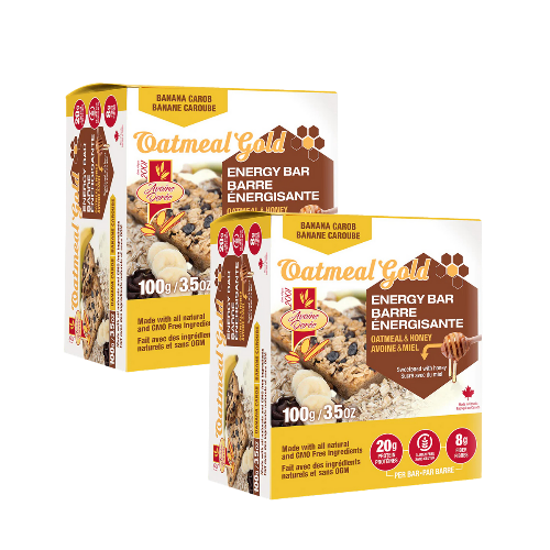 Oatmeal Gold - Energy Protein Bar Box 12 - DUO