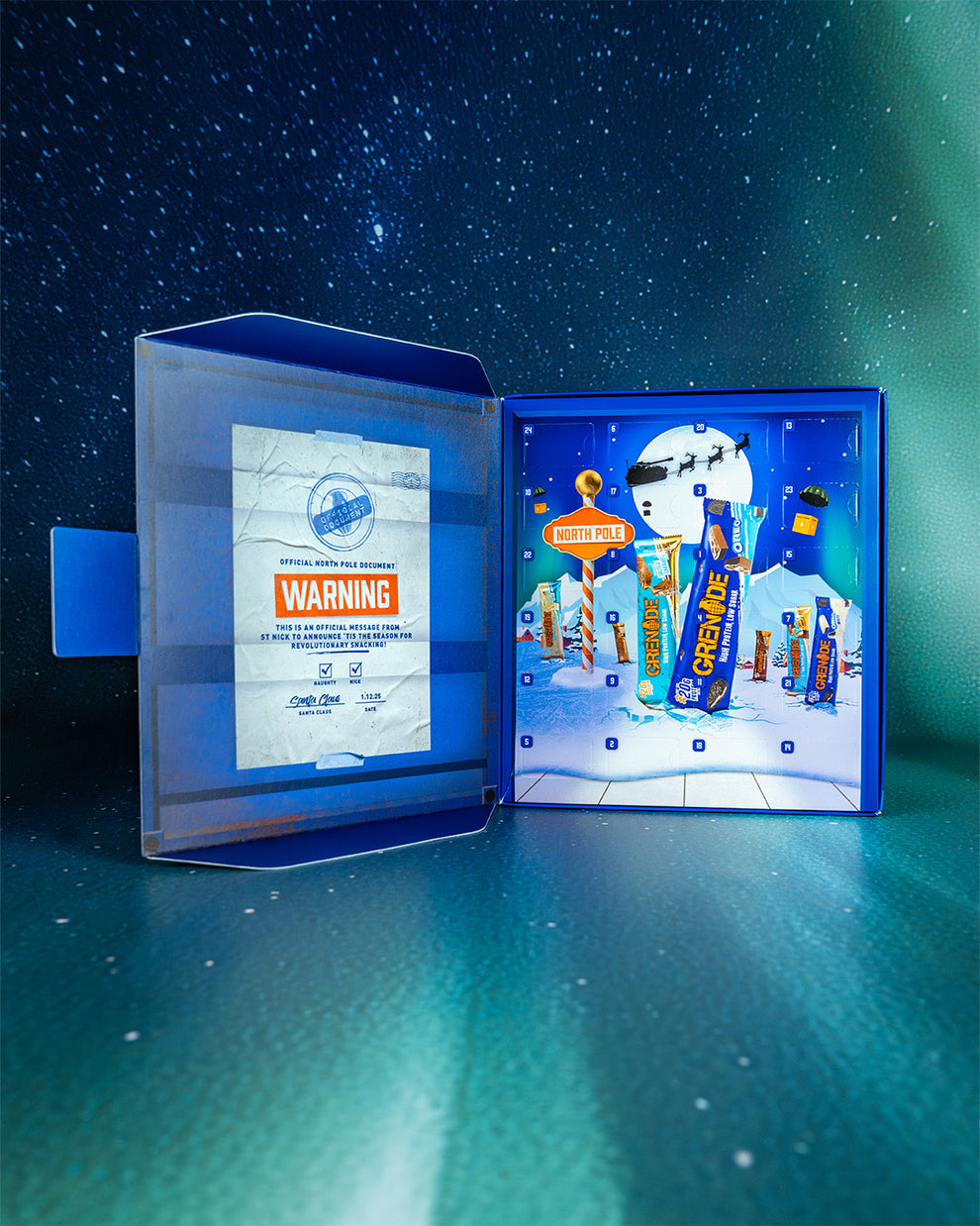 Grenade - Calendrier de l'Avent des barres protéinées 2024