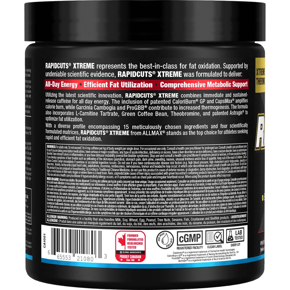 Allmax Nutrition - Rapidcuts Xtreme - 30 servings