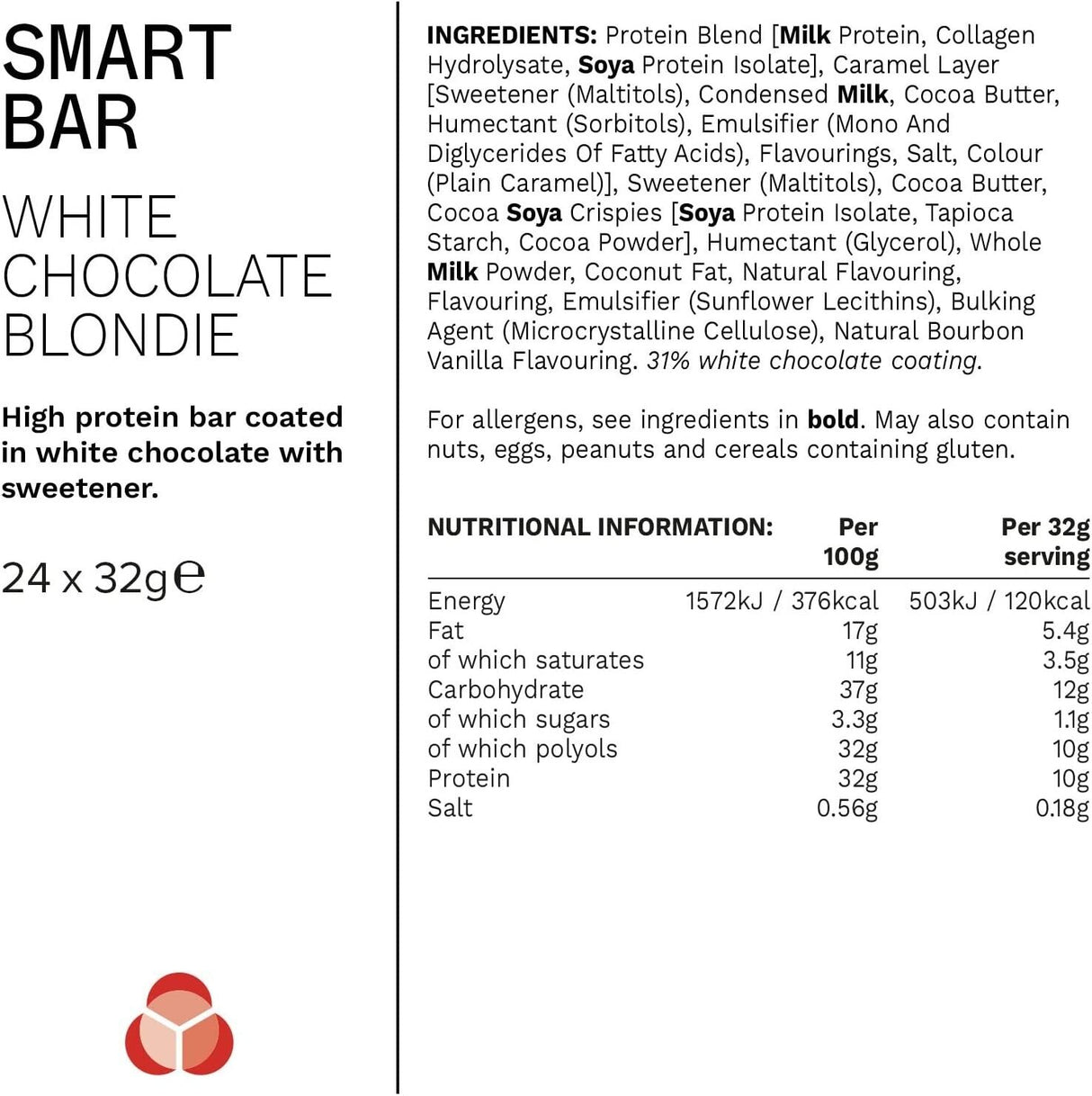 PhD Nutrition - Barre protéinée Smart Bar - 64 g