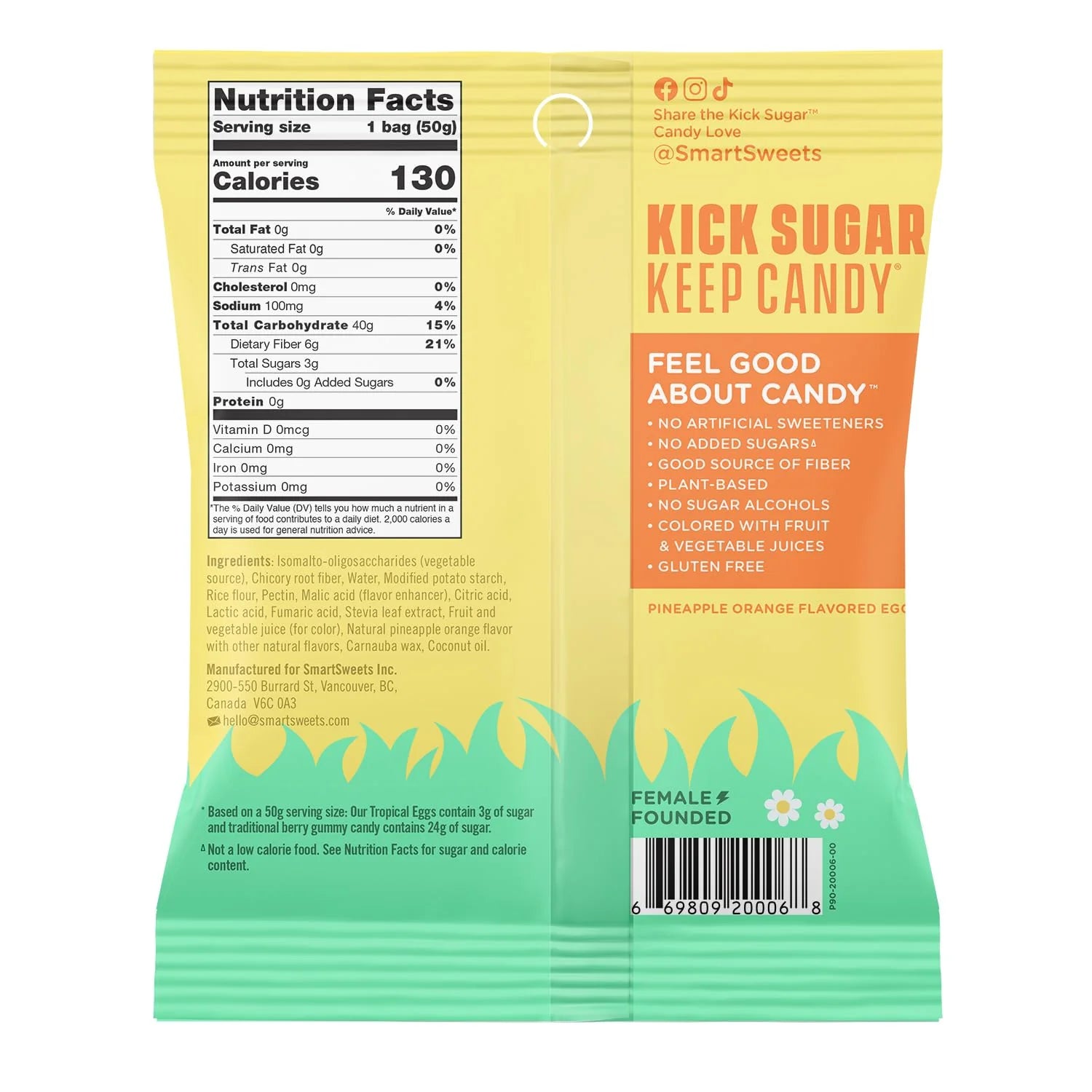 Smart Sweets Plant Based 50g (1 pack)