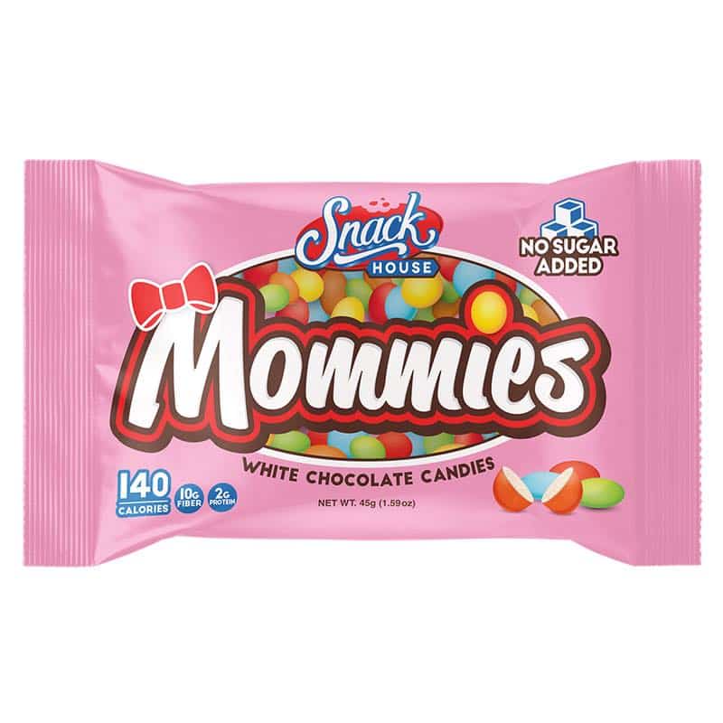 Snack House - Bonbons aux cacahuètes et chocolat blanc sans sucre Mommies - 45 g