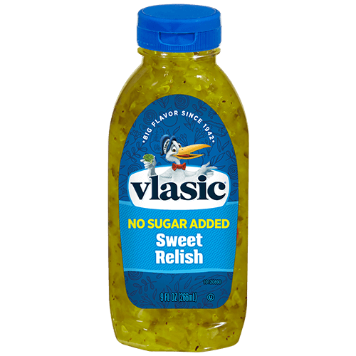 Vlasic - Relish de cornichons sucrés maison à presser, sans sucre ajouté - 255 g