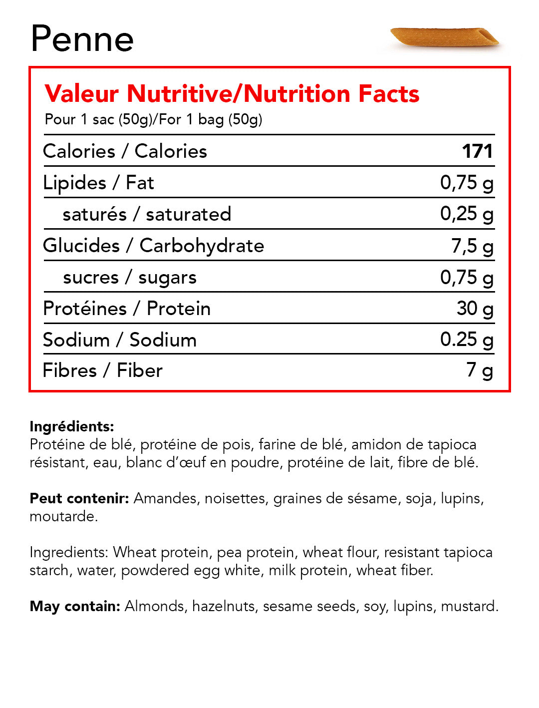 Ciao Carb - High Protein Low Carbs Proto Pasta - 50g