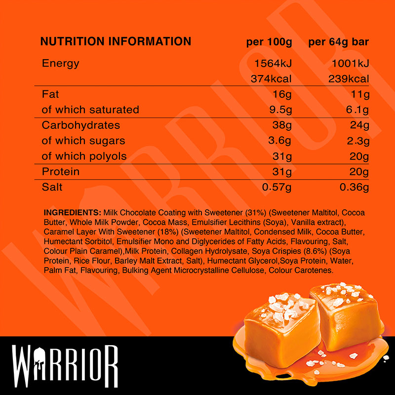 Warrior Crunch - Barre protéinée - 64 g