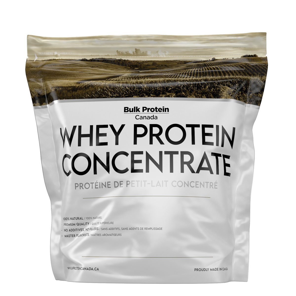 Bulk Protein Canada - Whey Protein Concentrate -  100% Premium Canadian Powder