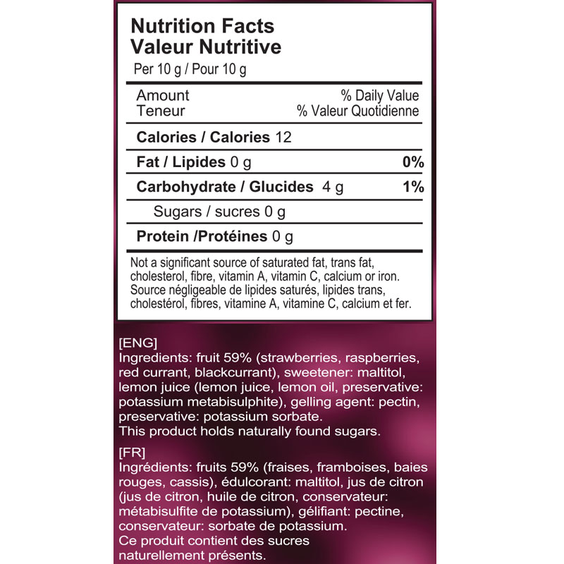 Rabeko - Low Calorie Jam - 235g