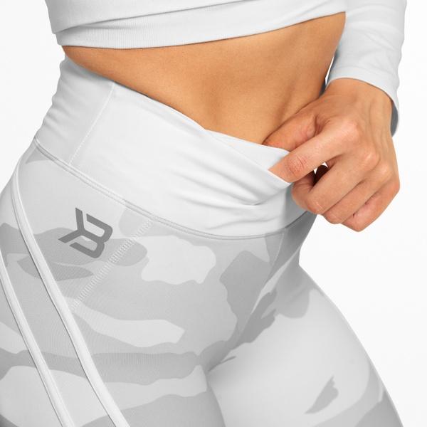 Collants montants camouflage BetterBodies blancs