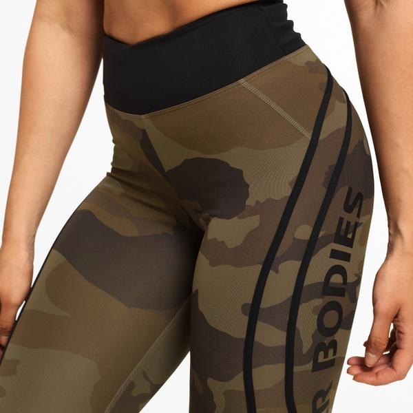 Collants montants camouflage BetterBodies verts