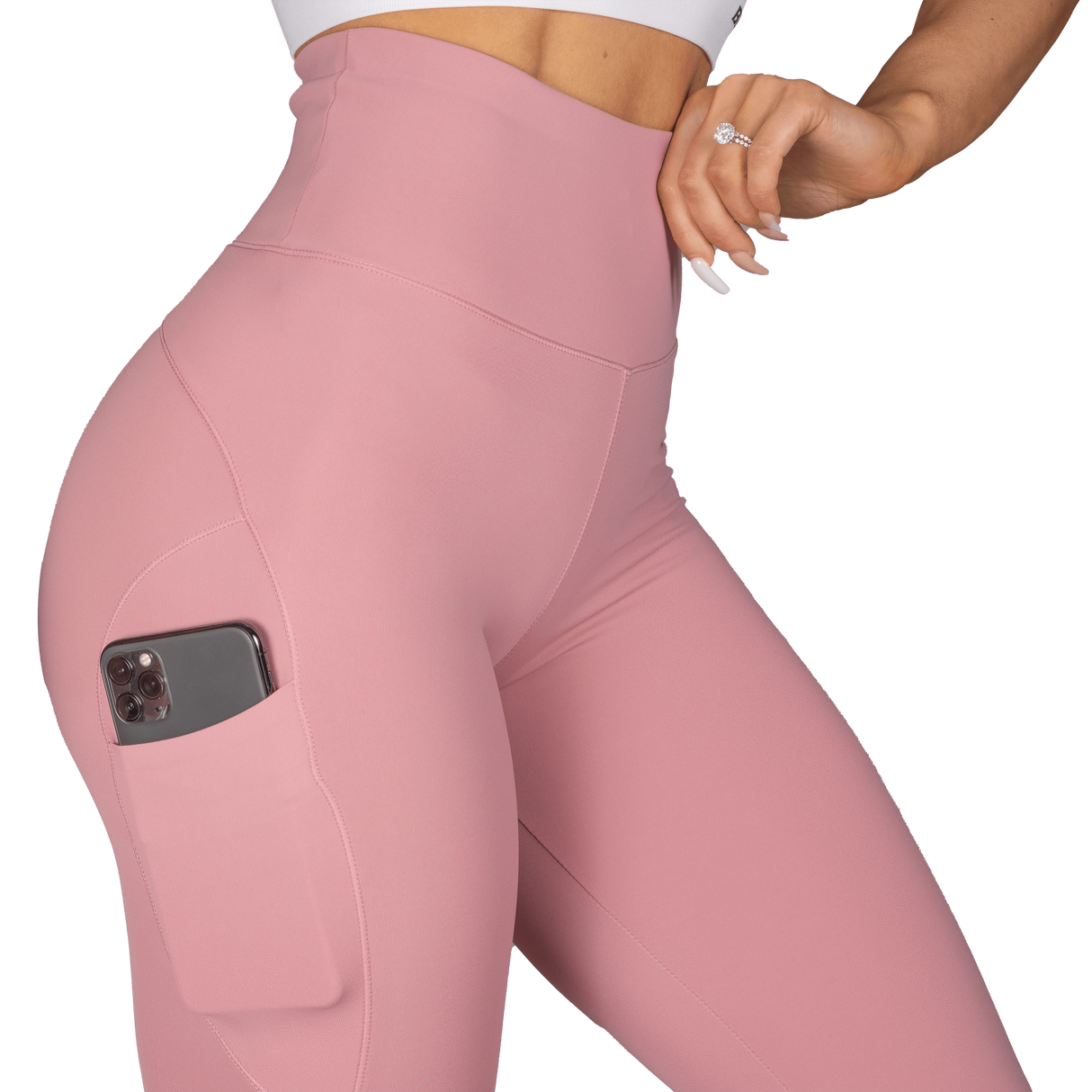 Legging taille haute rose BetterBodies