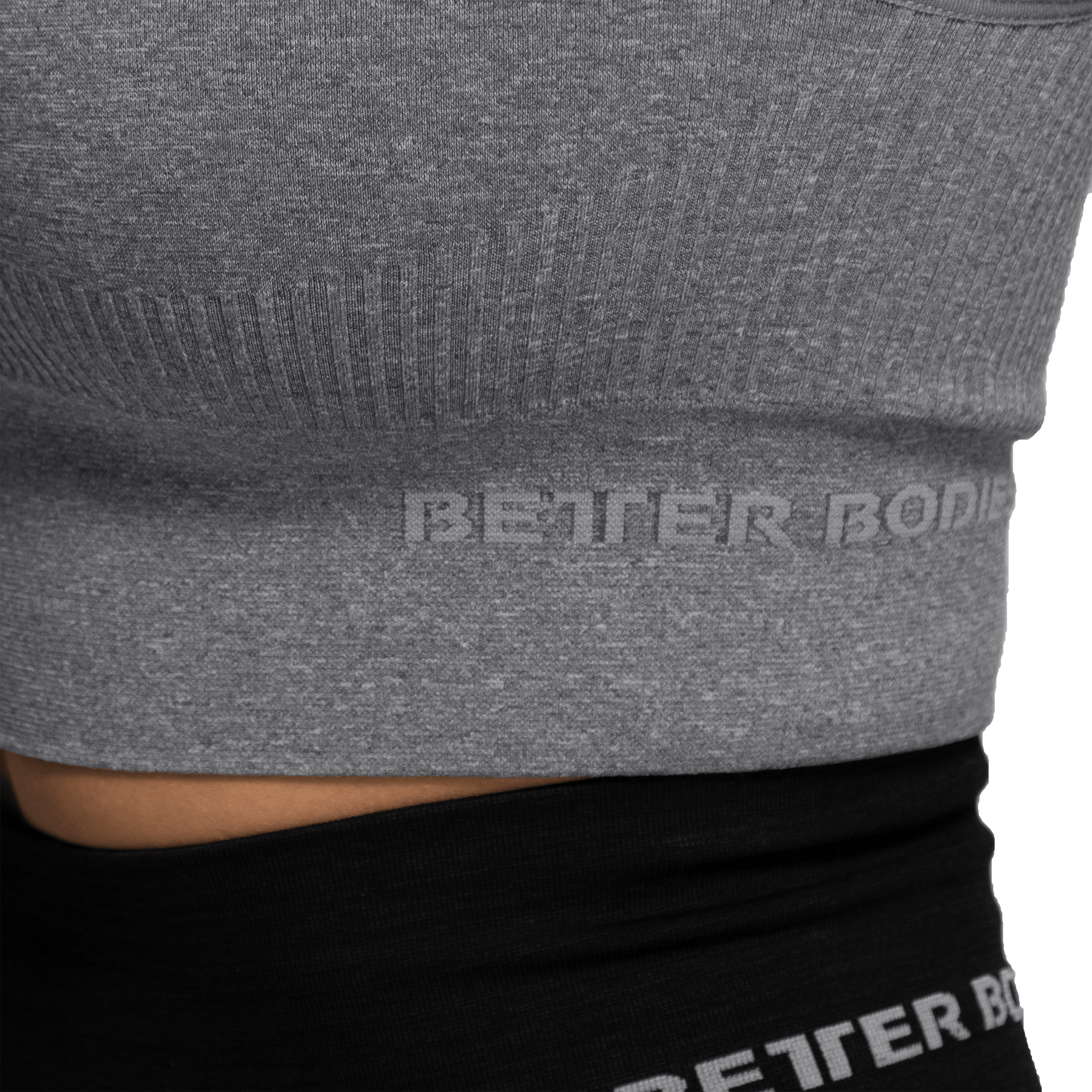 BetterBodies Rib Seamless Top Grey