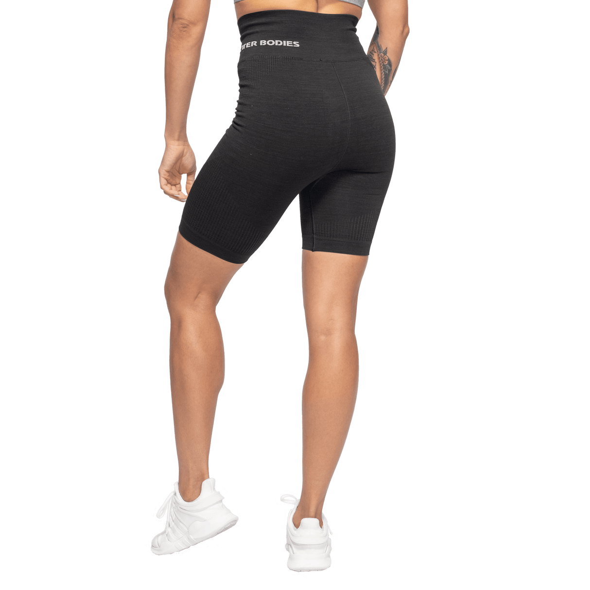 Short côtelé sans coutures BetterBodies noir
