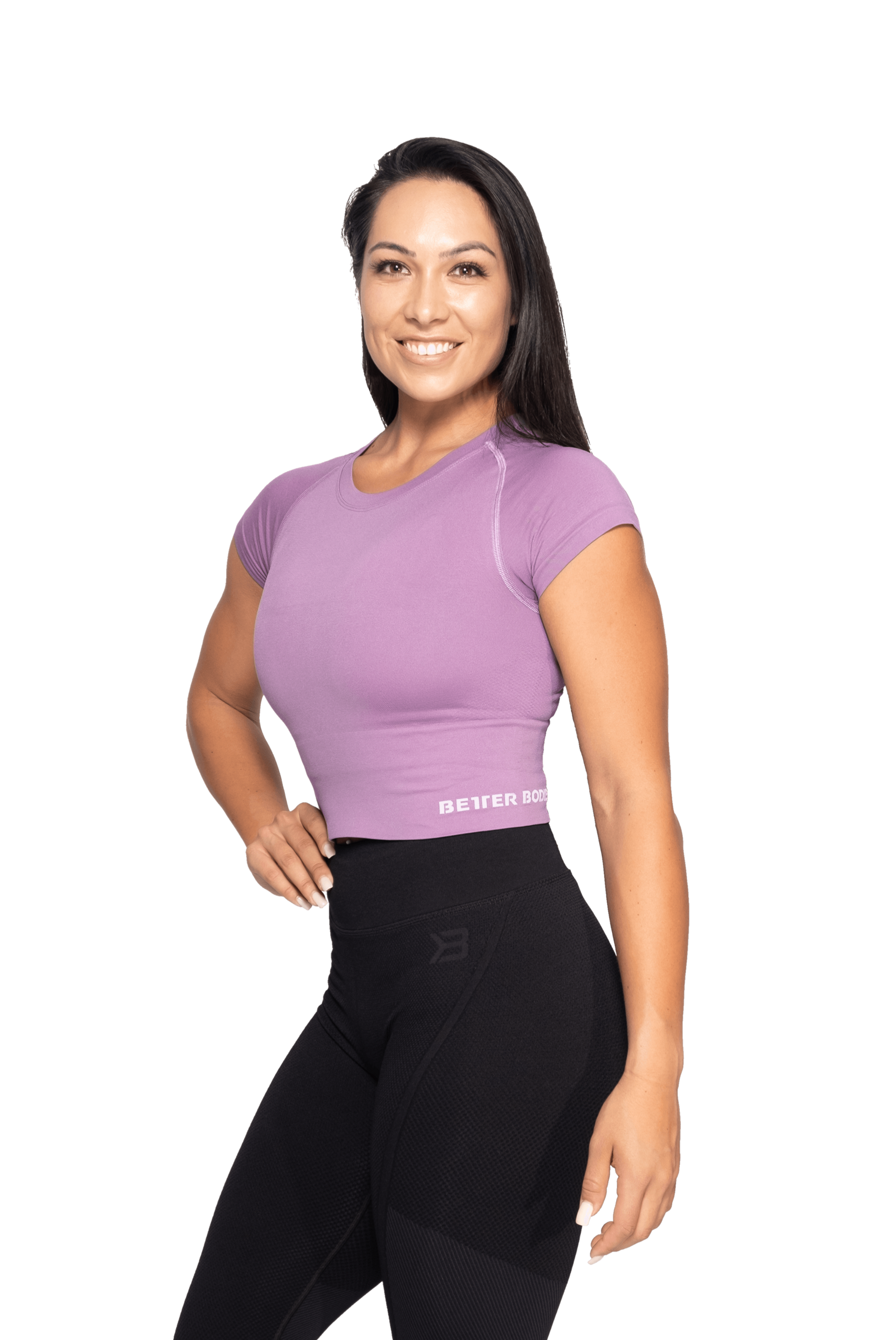 BetterBodies Astoria Seamless Tee Strong Purple