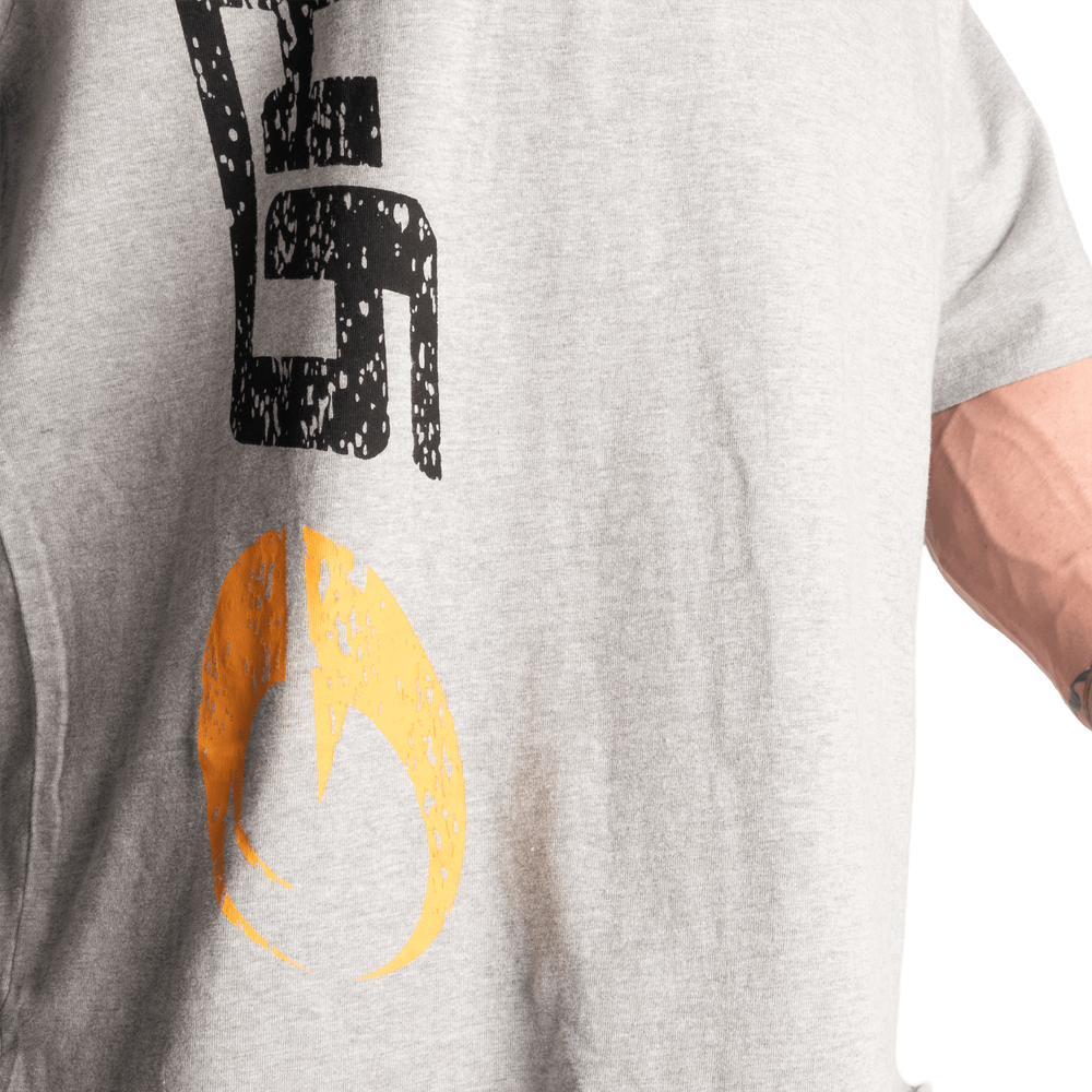 Gasp Iron Tee Grey Melange