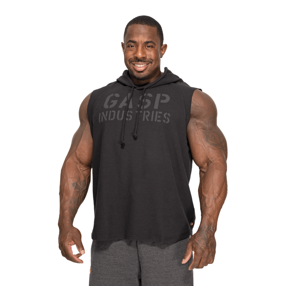 Sweat à capuche thermique Gasp SL noir