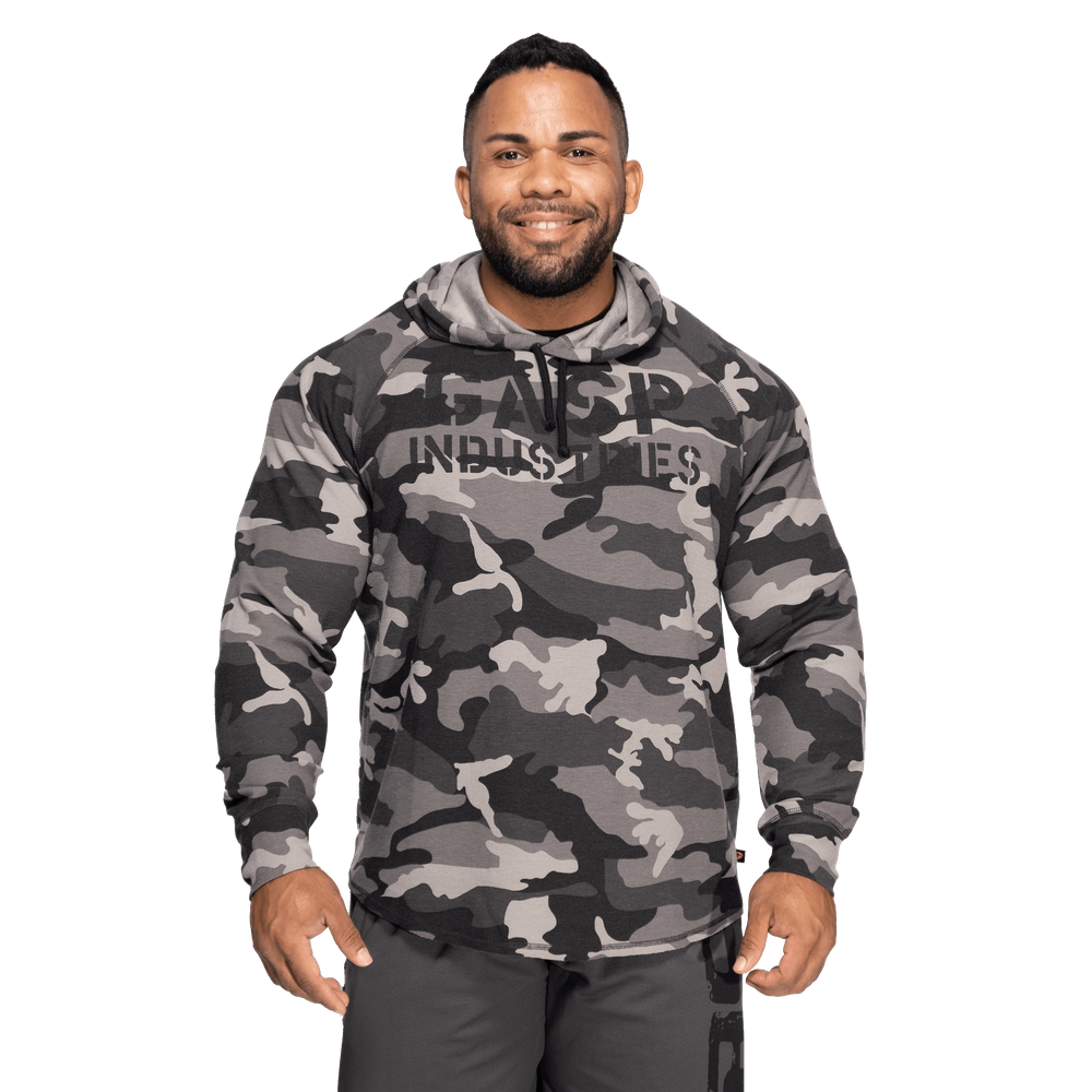 Sweat à capuche thermique Gasp LS camouflage tactique