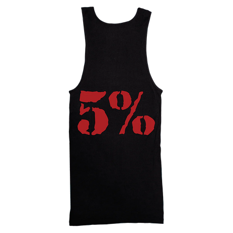 5% Nutrition - Love It Kill It Ribbed Tank Top - Black