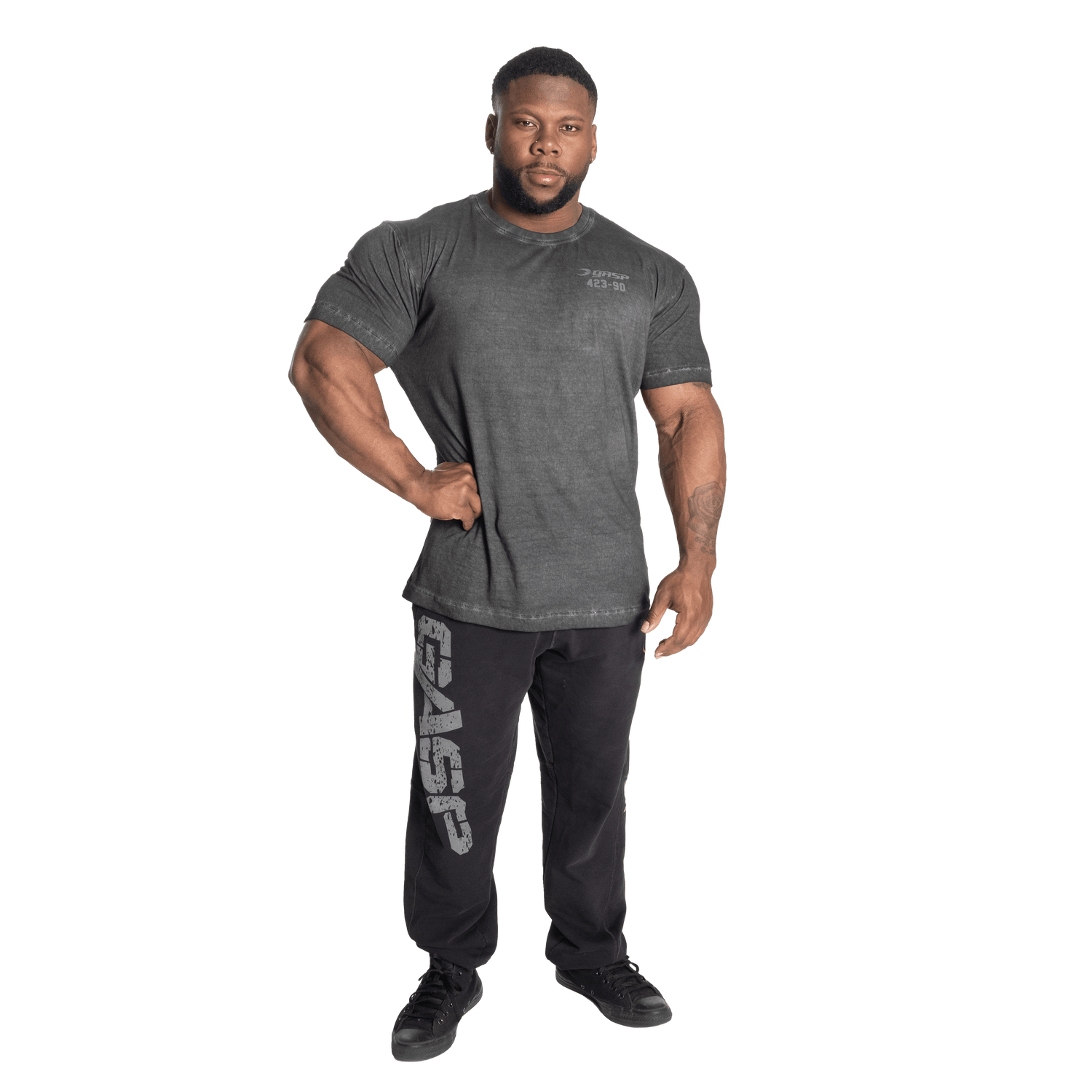 Gasp Issue Tee Washed Grey