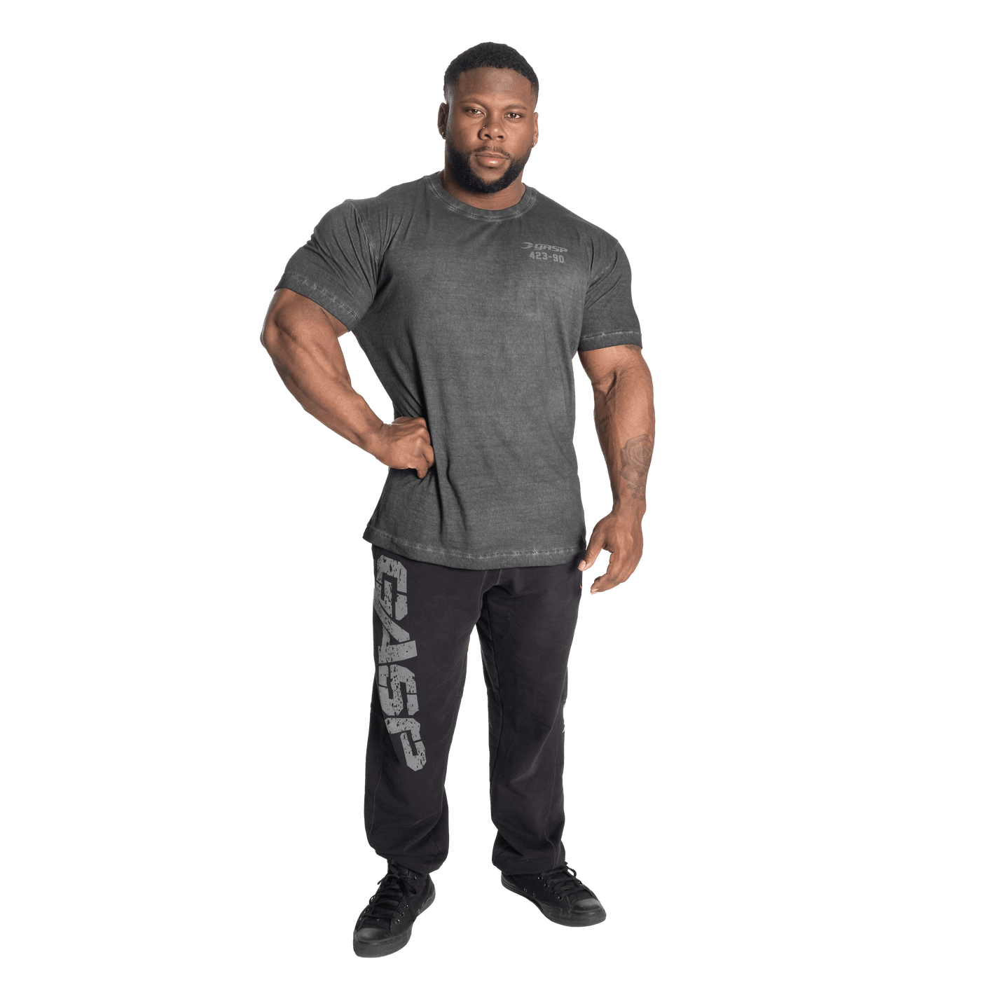 Gasp Issue Tee Washed Grey