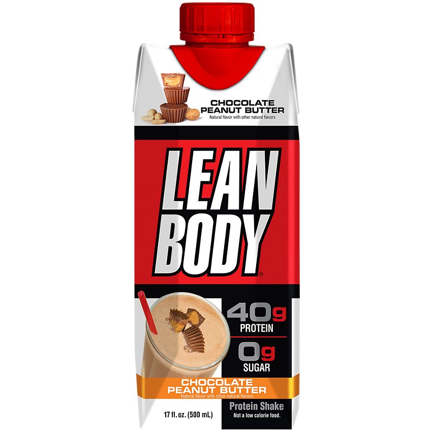 Labrada Lean Body Ready to Drink Protein Shakes, Vanilla, 40g