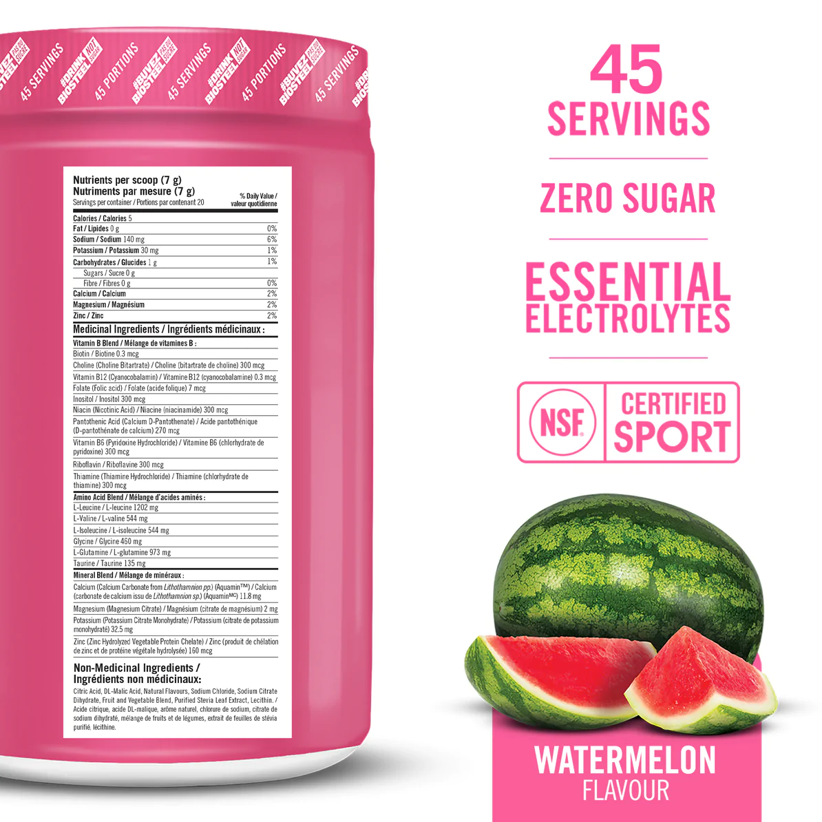 BioSteel Sport Hydration + Electrolytes 315g