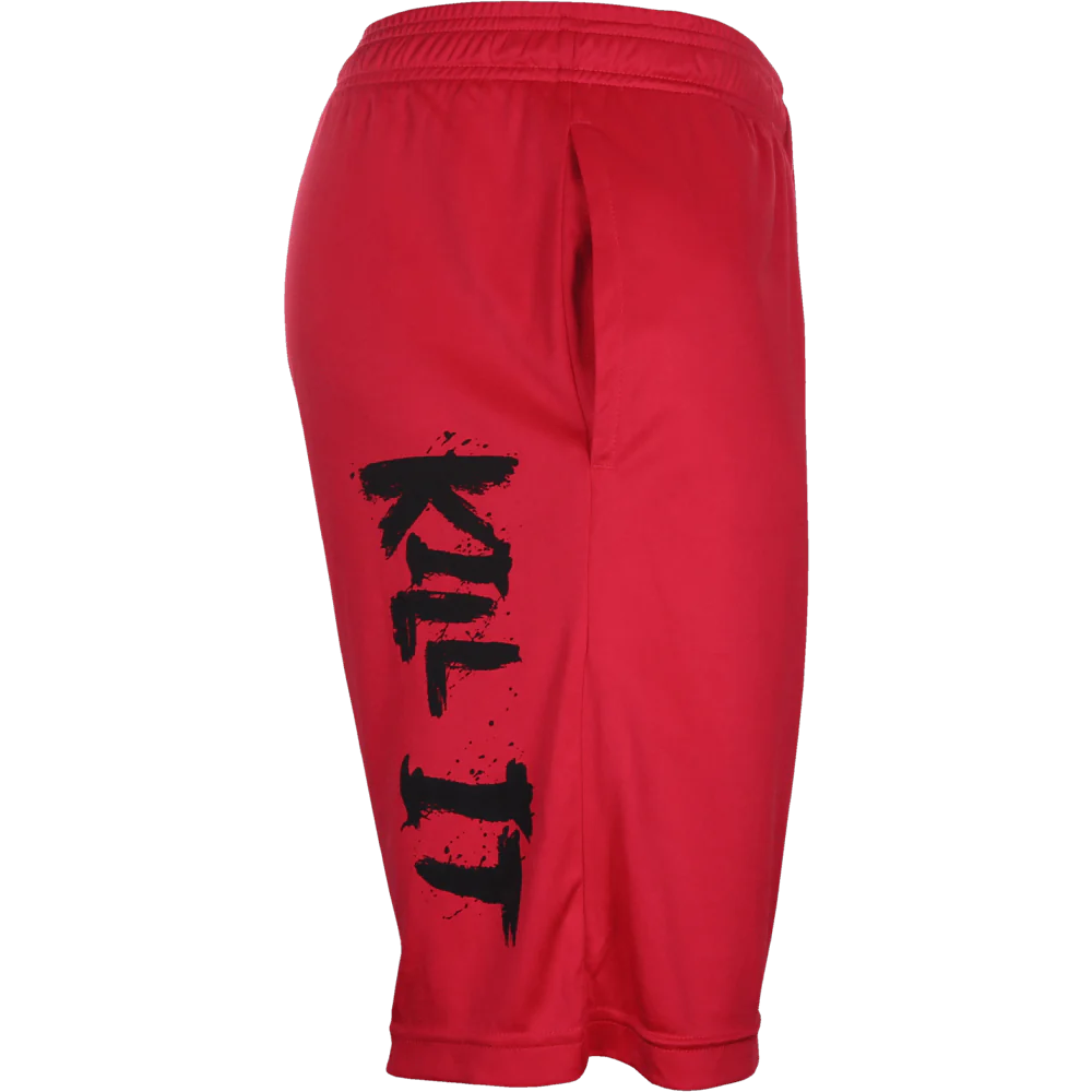 5% Nutrition - Rich Piana Crown Shorts - Red