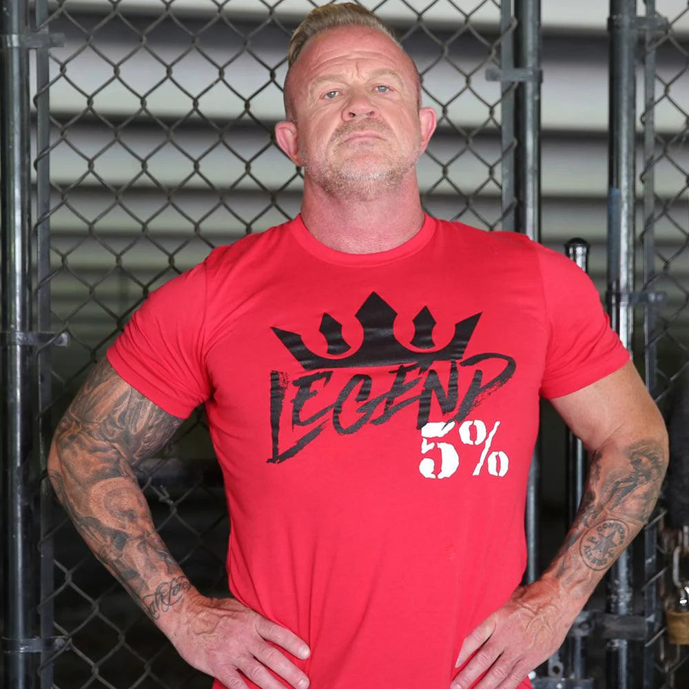 5% Nutrition - Legends Graphic T-Shirt - Red