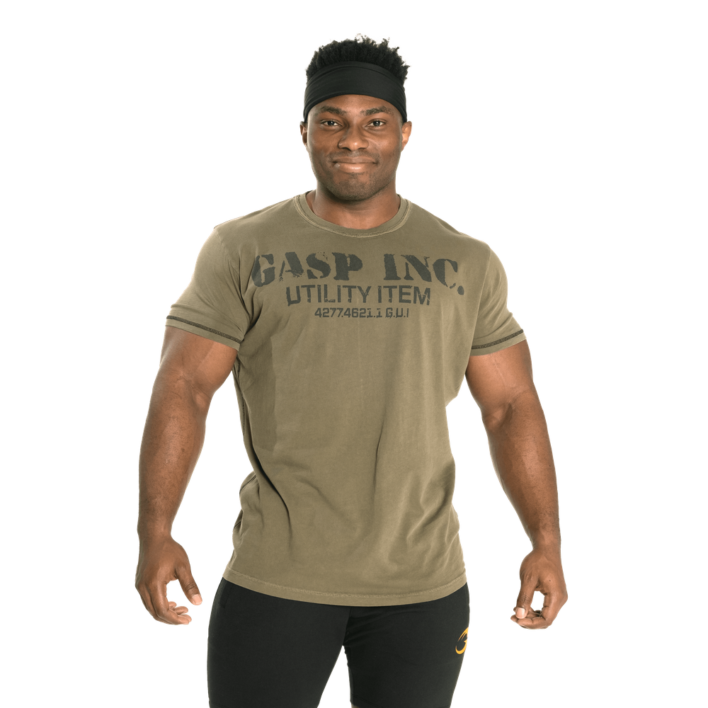 Gasp Basic Utility Tee Washed Green