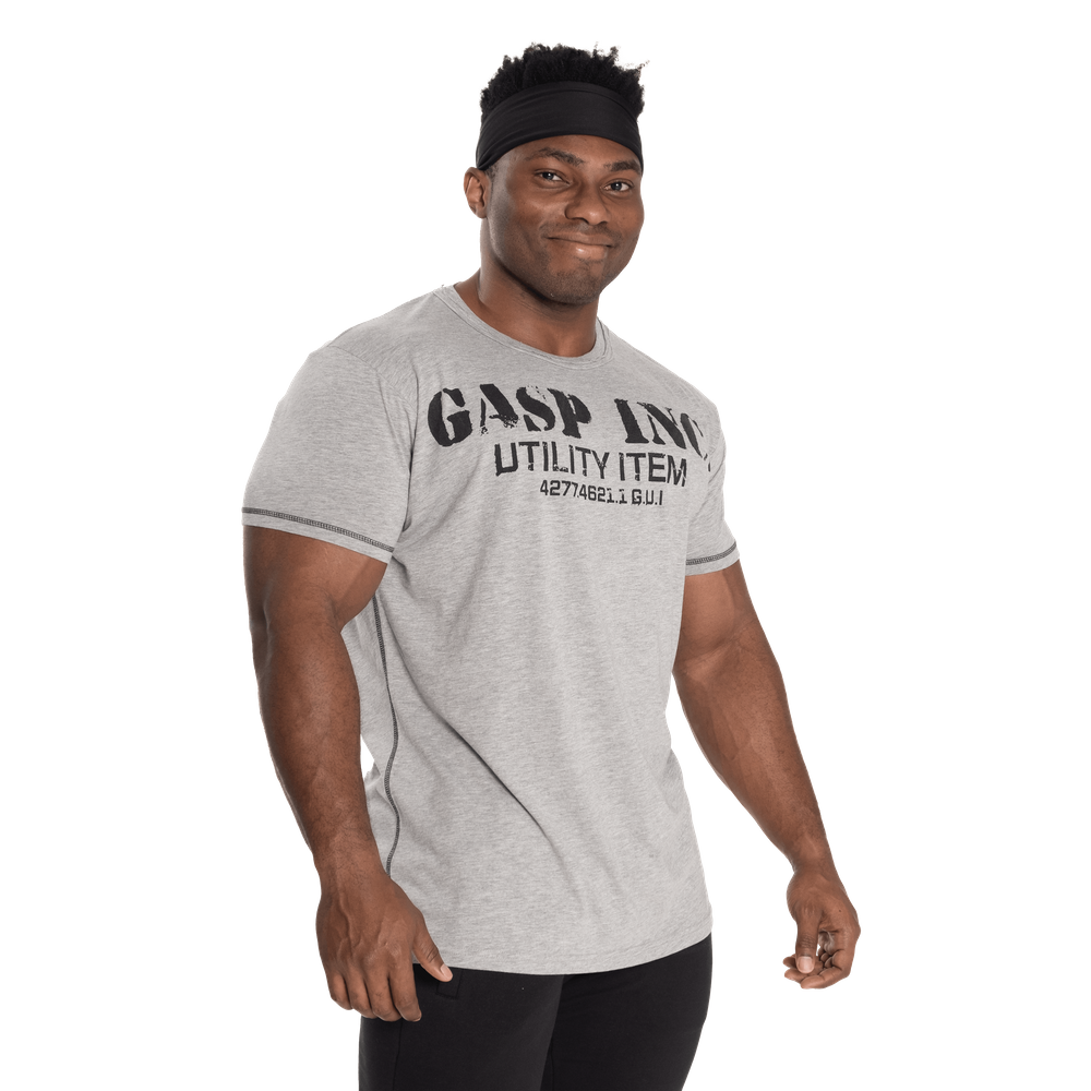 T-shirt utilitaire basique Gasp, gris délavé