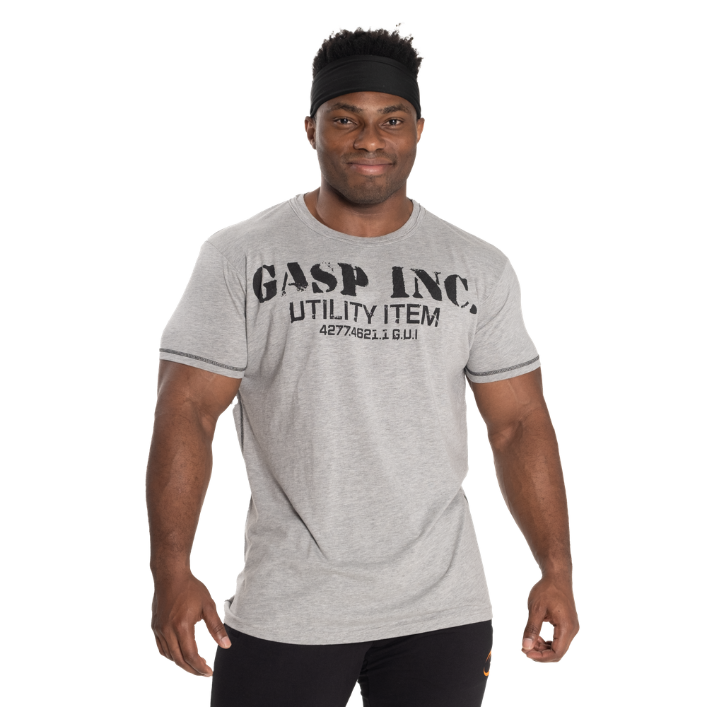 T-shirt utilitaire basique Gasp, gris délavé