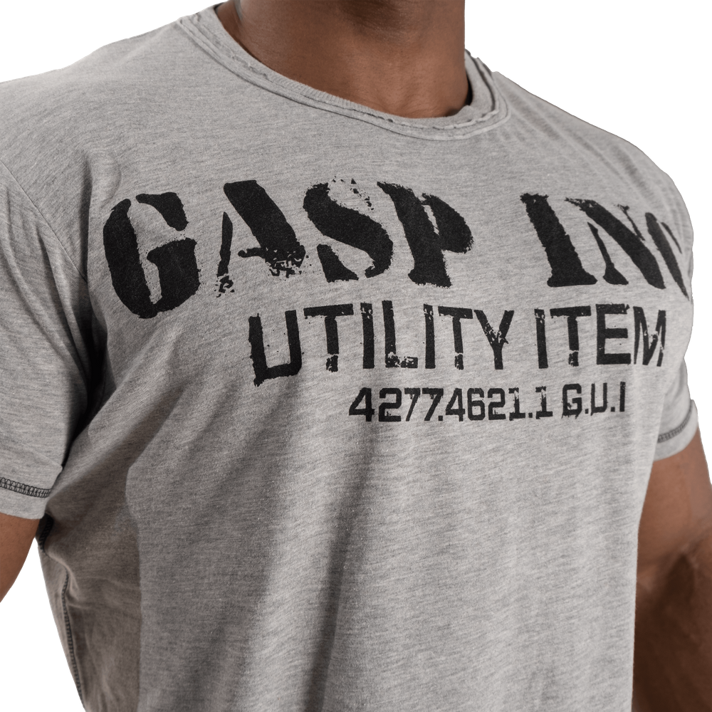 T-shirt utilitaire basique Gasp, gris délavé