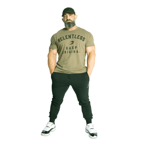 Gasp Relentless Skull Tee Washed Green