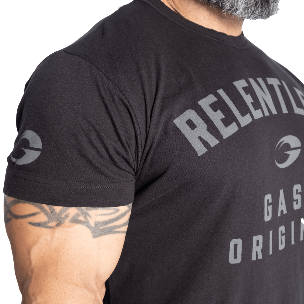 T-shirt noir Gasp Relentless Skull