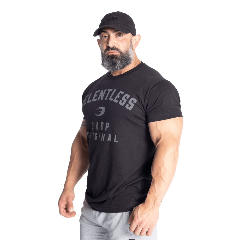 T-shirt noir Gasp Relentless Skull