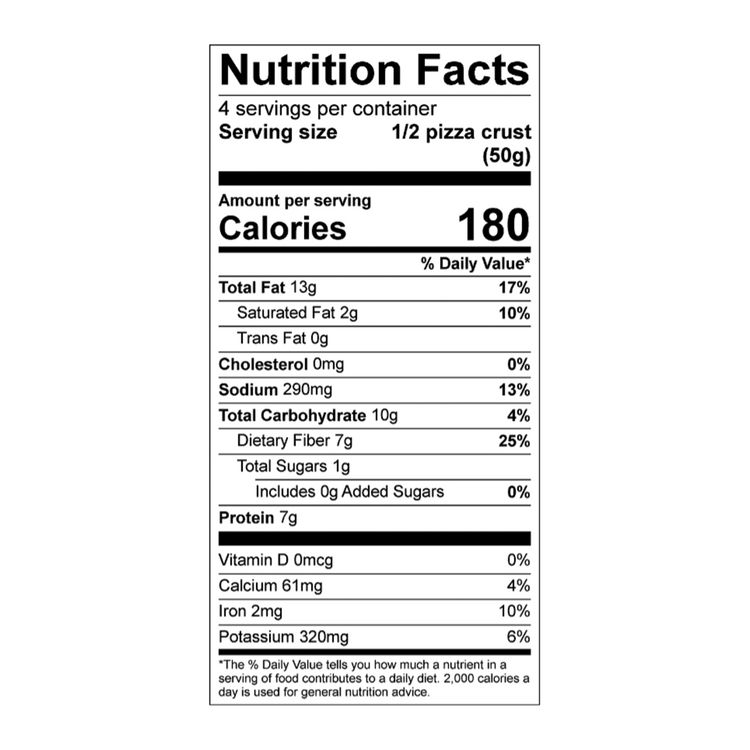 Unbun Foods - Pâte à pizza cétogène - 201 g