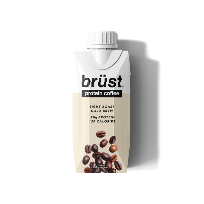Café protéiné Brust - Infusion à froid torréfiée légère originale - 330 ml