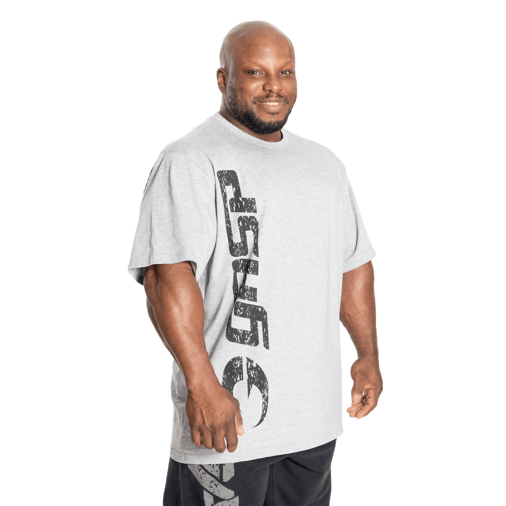 T-shirt original Gasp Gris clair chiné