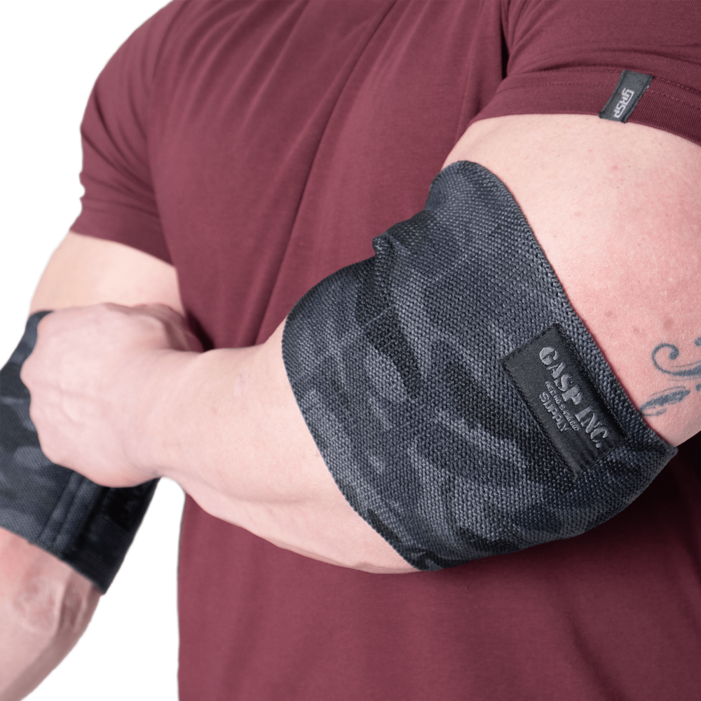 Caspe Compression Elbow Sleeves - Support For Working Out, Blue, Size XL (Pair Of 2) - View #6