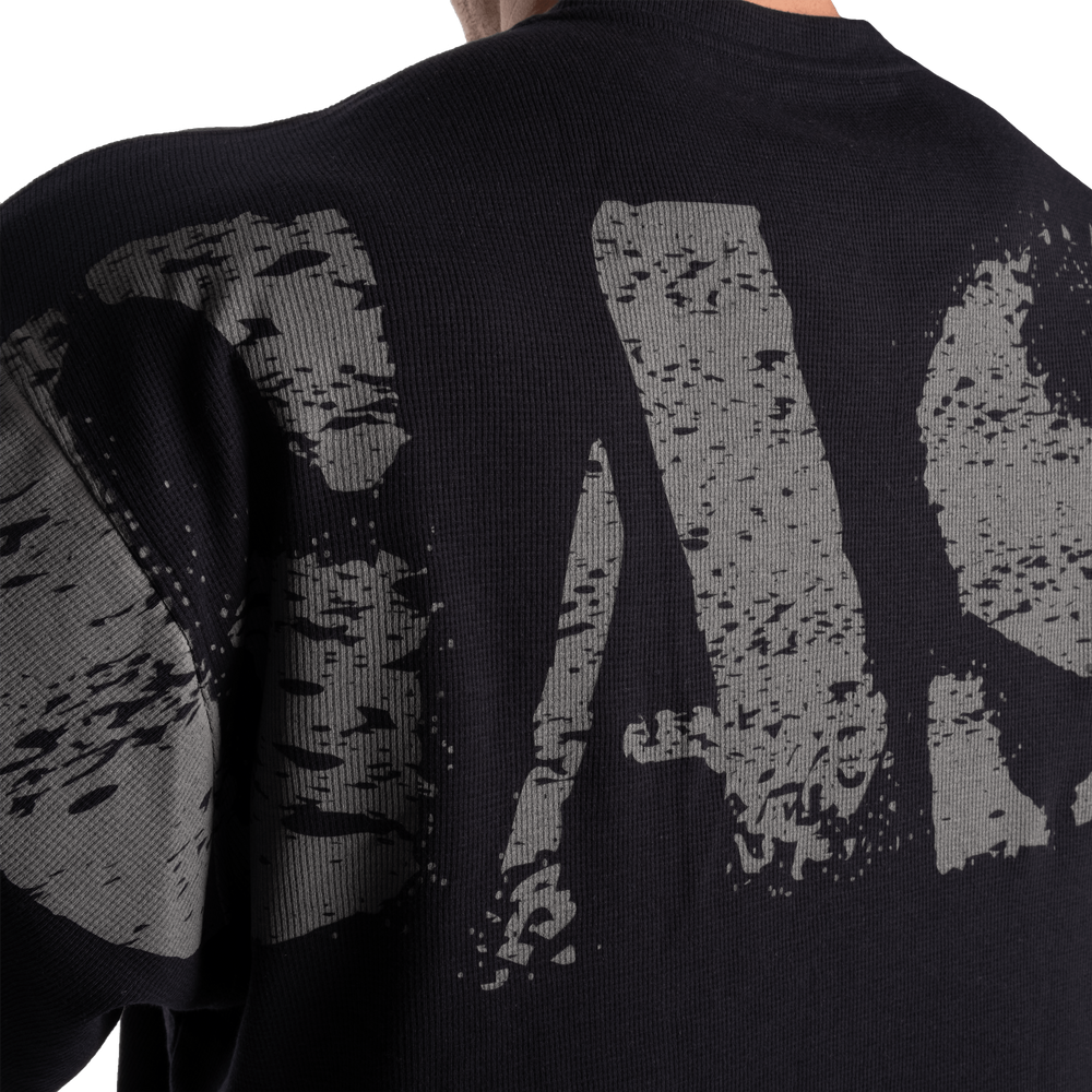 Gasp Iron Thermal Tee Asphalt