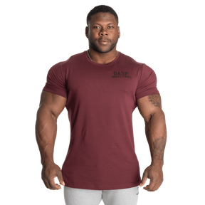 Gasp 89 Classic Tapered Tee Maroon