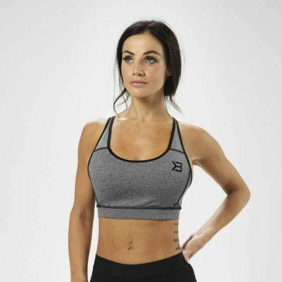 BetterBodies Sport Bra Grey/Black