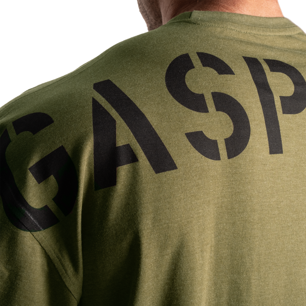 Gasp Division Iron Tee Army Green
