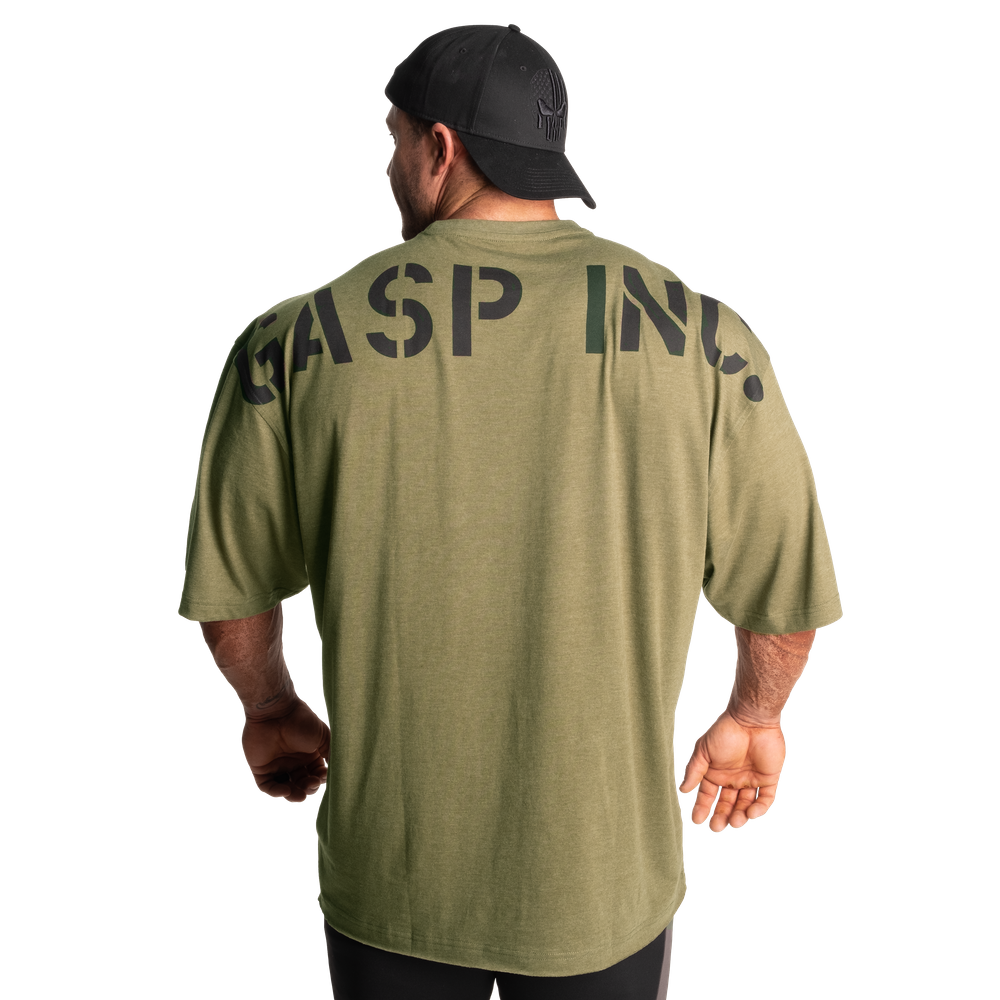 Gasp Division Iron Tee Army Green