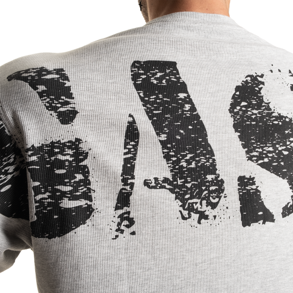 Gasp Iron Thermal Tee Grey Melange