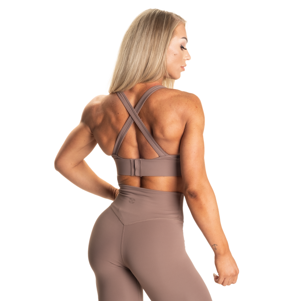 Soutien-gorge de sport BetterBodies Core Sport couleur sable chaud et brumeux