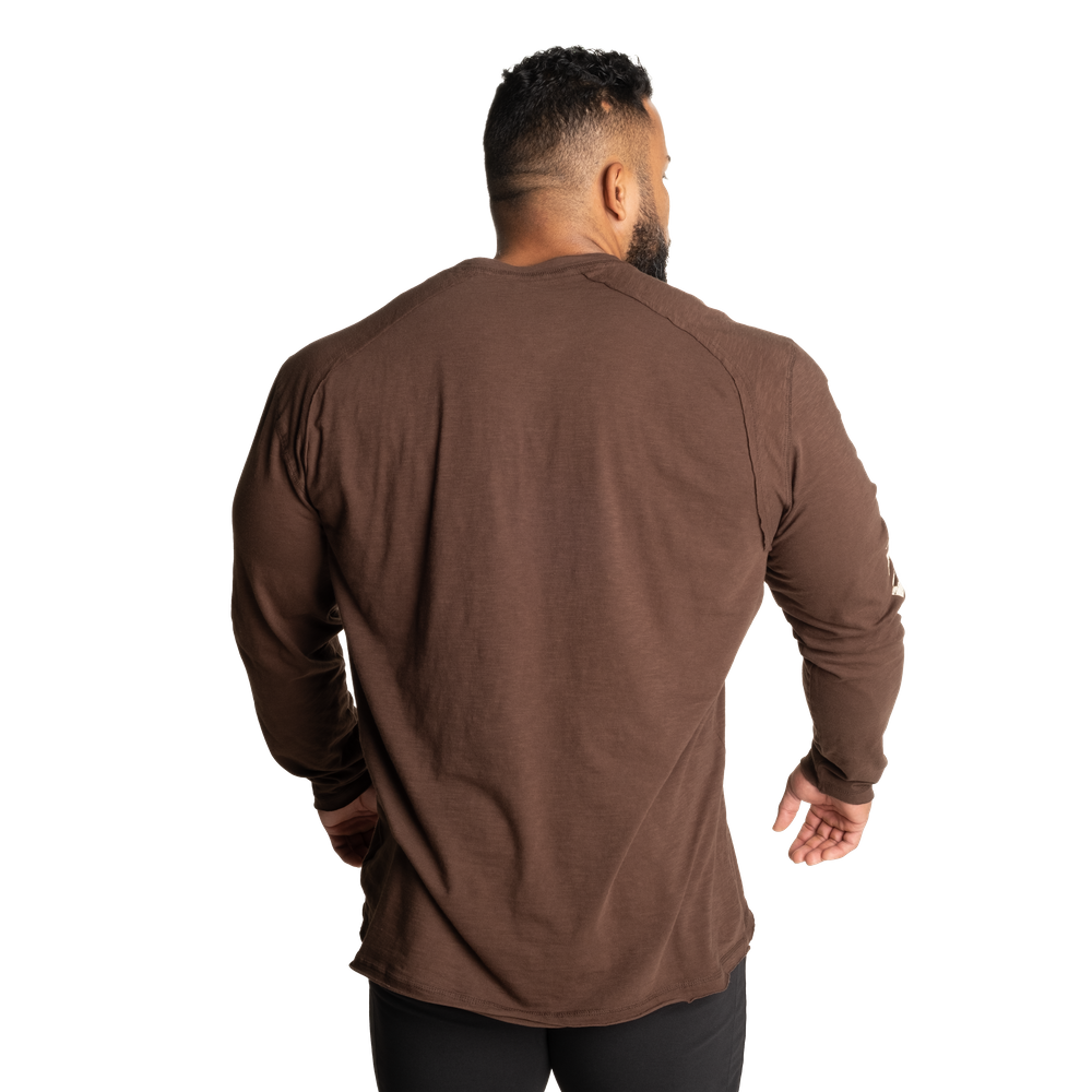 Gasp Throwback LS Tee Timber