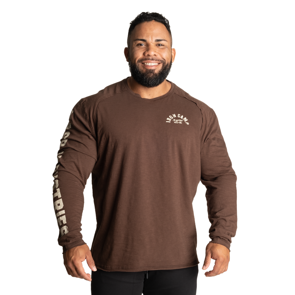 Gasp Throwback LS Tee Timber