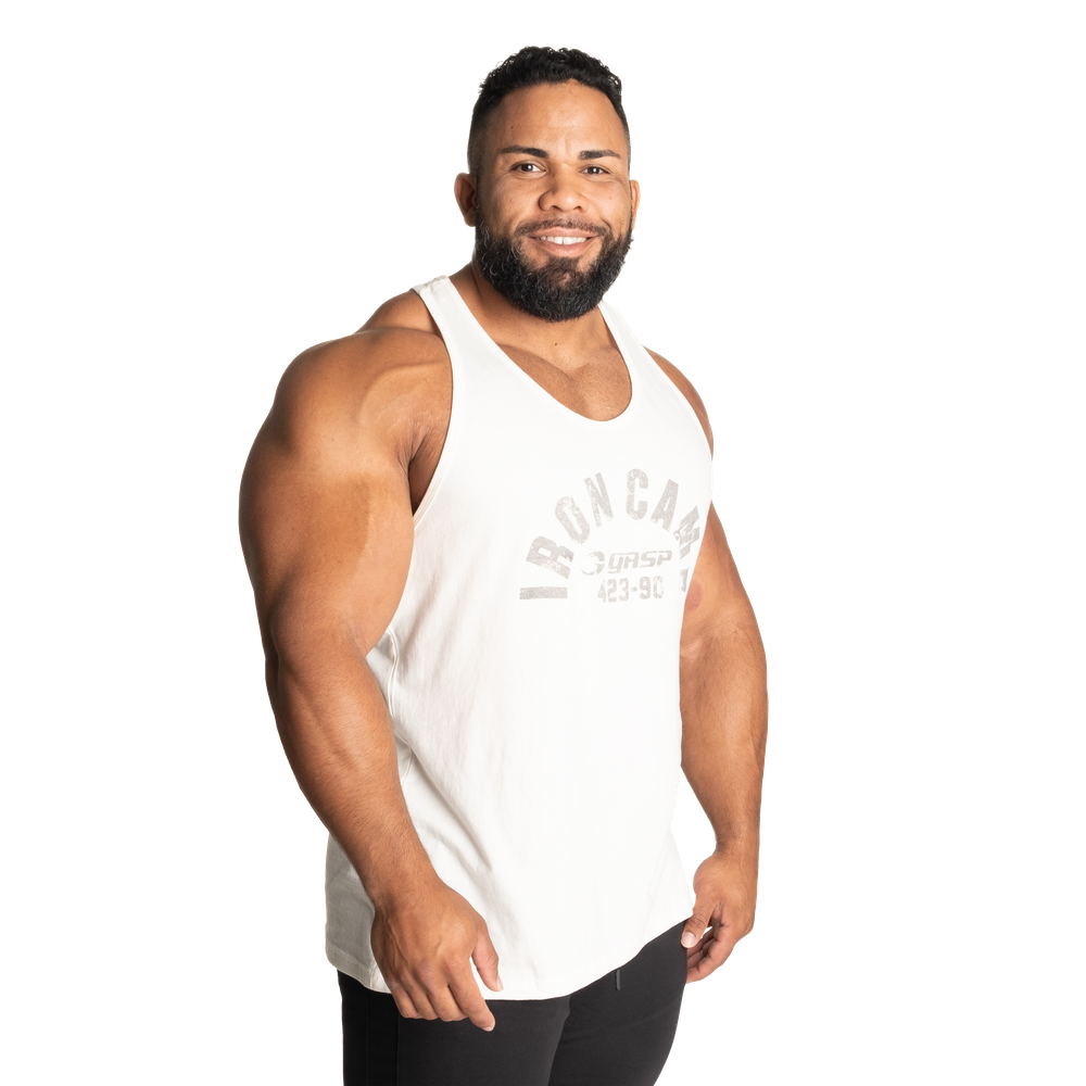 Débardeur rétro Gasp blanc cassé